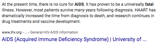 AIDS definition