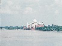 Taj Mahal from Agra fort