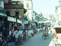 Street scene, Benares